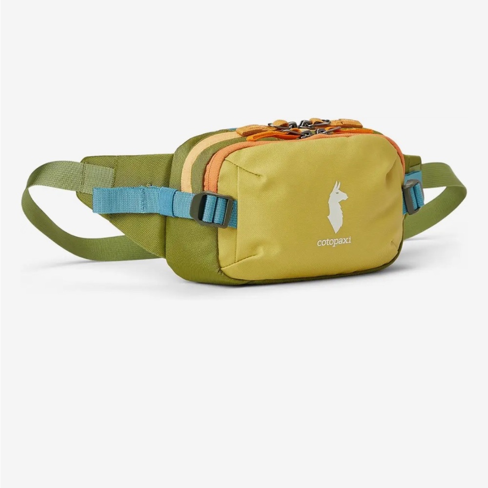 NWT Cotopaxi Colorful Belt Bag in Green and Orange